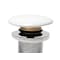 Alfi Brand ALFI brand AB8055-W White Ceramic Mushroom Top Pop Up Drain for Sinks without Overflow AB8055-W - alternate 4